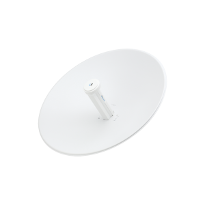 PowerBeam airMAX AC hasta 450 Mbps, frecuencia 5 GHz (5150 - 5875 MHz) con antena tipo plato de 27 dBi, radomo incluido