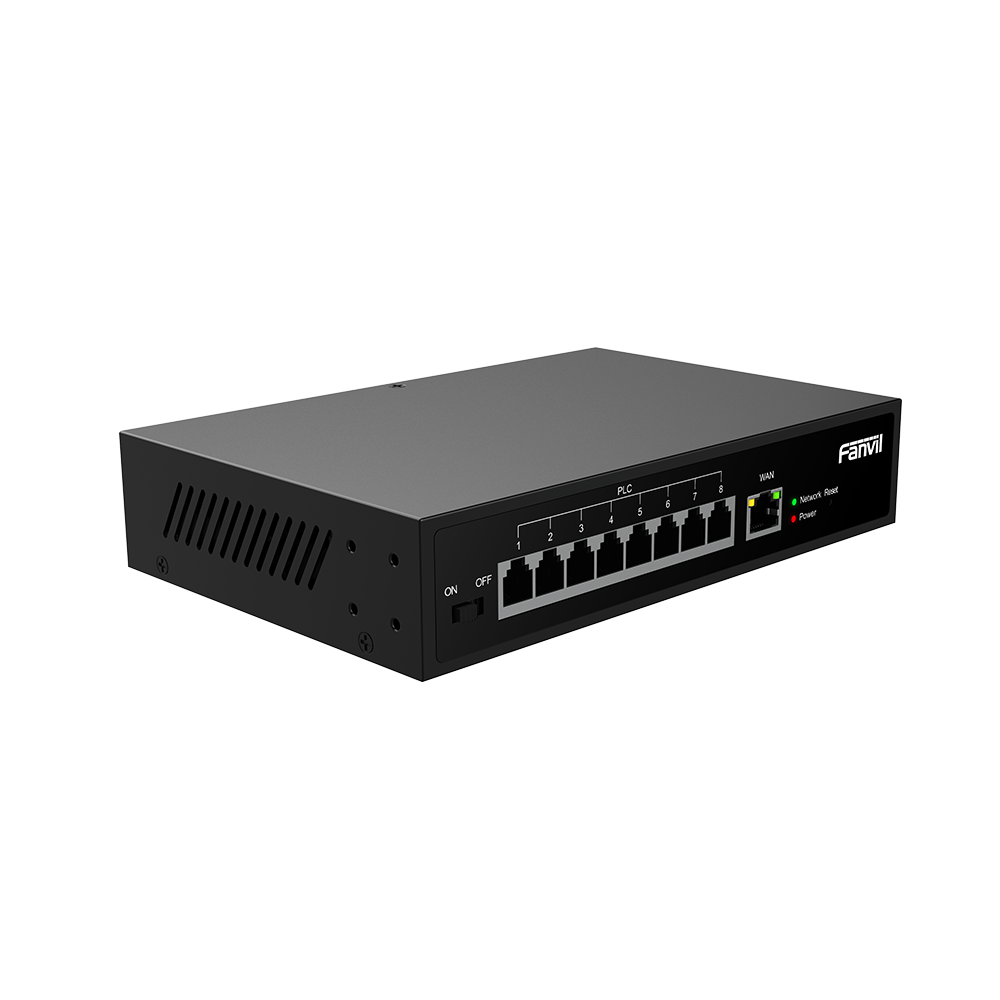 Switch PoE de 2 Hilos para telefonos Fanvil X303-2 , 8 puertos RJ11 - Image 3