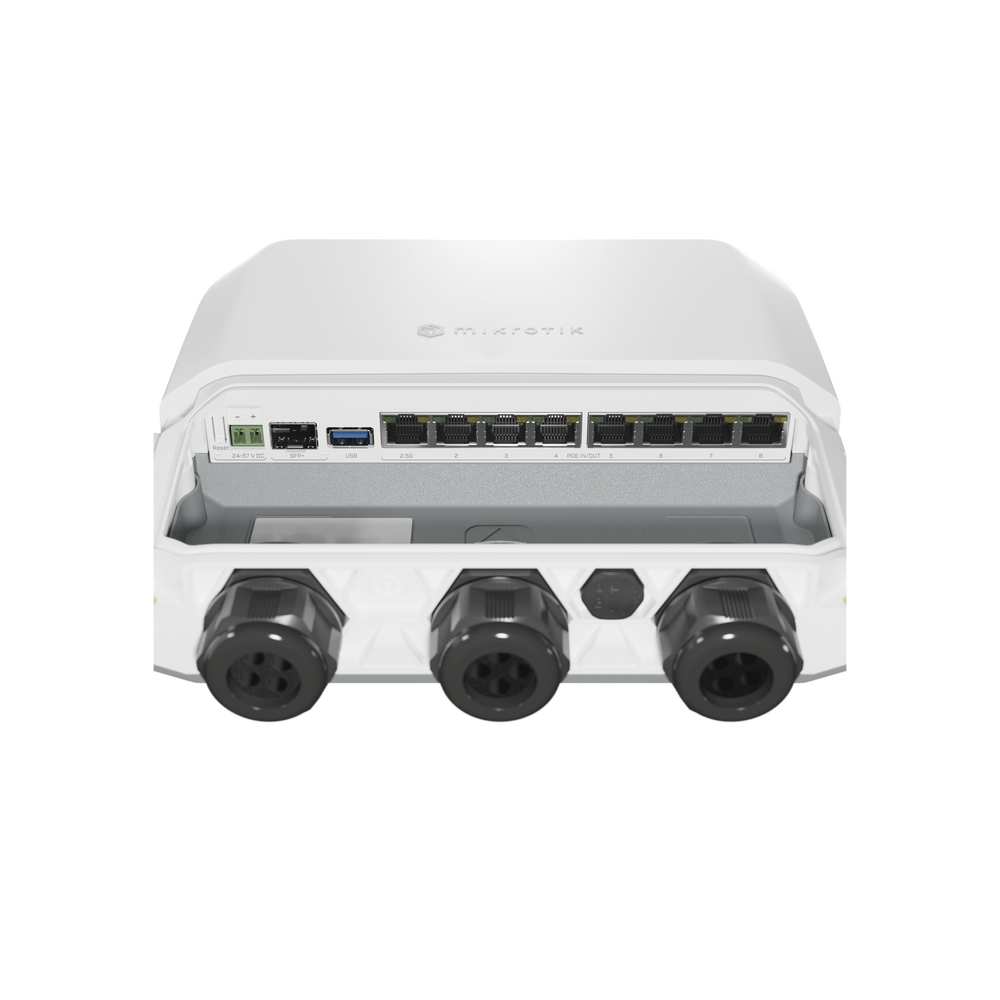 RB5009UPr+S+OUT 8 puertos PoE in/out, 1 SFP+, Solo RouterOS v7 para Exterior - Image 3