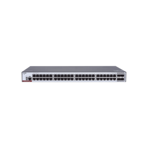 Switch Administrable Capa 3 con 48 puertos Gigabit + 4 SFP+ para fibra 10Gb, gestión gratuita desde la nube.