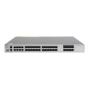 Switch Core Administrable Capa 3 con 8 puertos Gigabit, 24 SFP y 8 SFP+ Combo para fibra 10Gb, gestión gratuita desde la nube.
