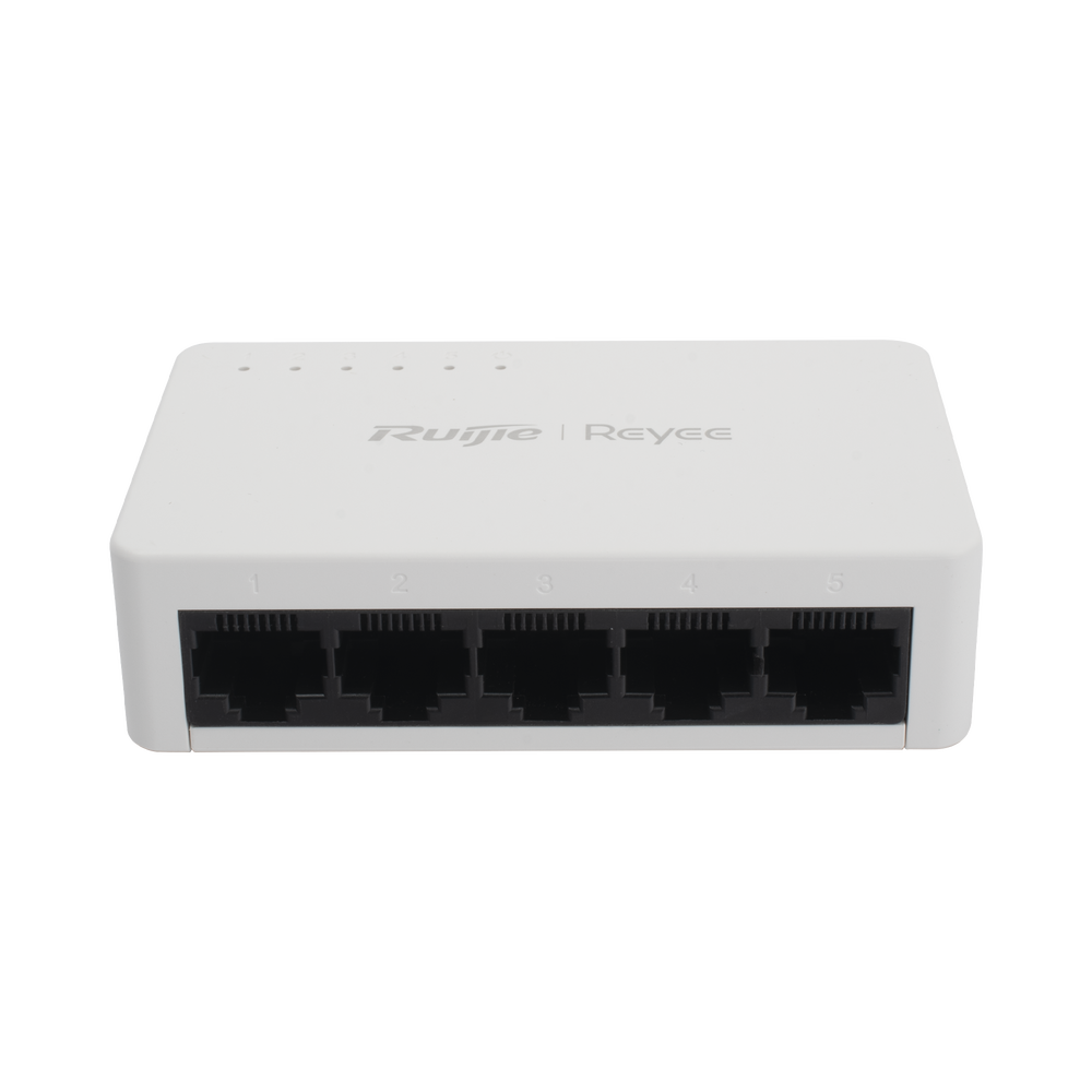 Switch no administrable, Visible en la Topología de la Nube, 5 puertos 10/100 Mbps