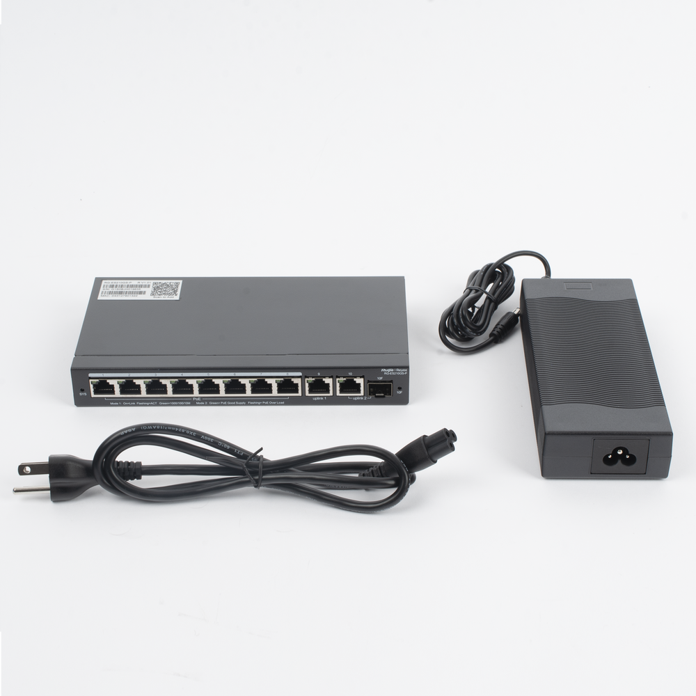Switch Administrable con 8 puertos Gigabit PoE, 2 Uplinks Gigabit (1 SFP), gestión gratuita desde la nube - Image 7
