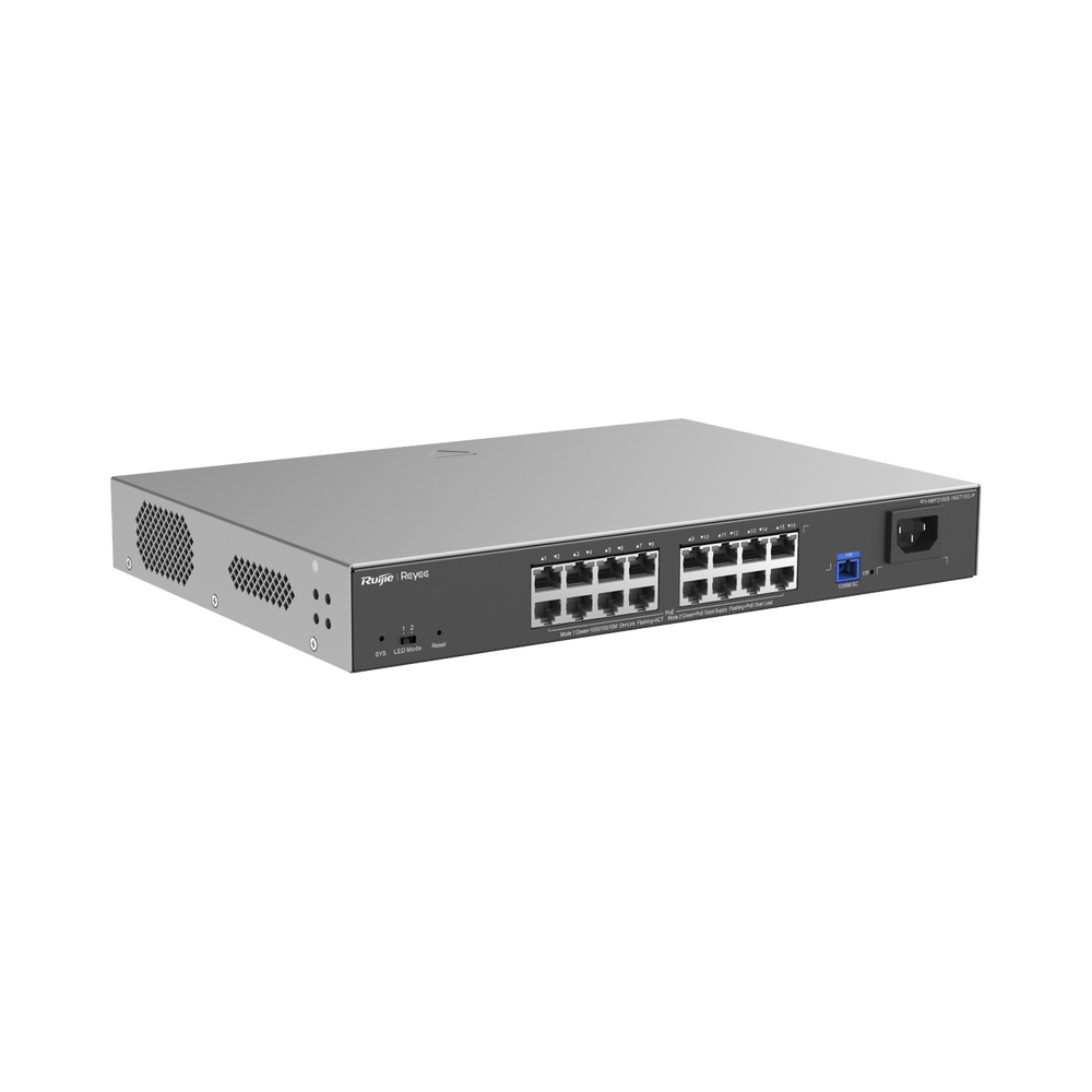 e-Lighten ONU / Switch PoE+ Hibrido, Capa 2 con un Puerto PON 1G SC/UPC y 16 Puertos Ethernet PoE+ 1G hasta 240 Watts y 100 Clientes - Image 2