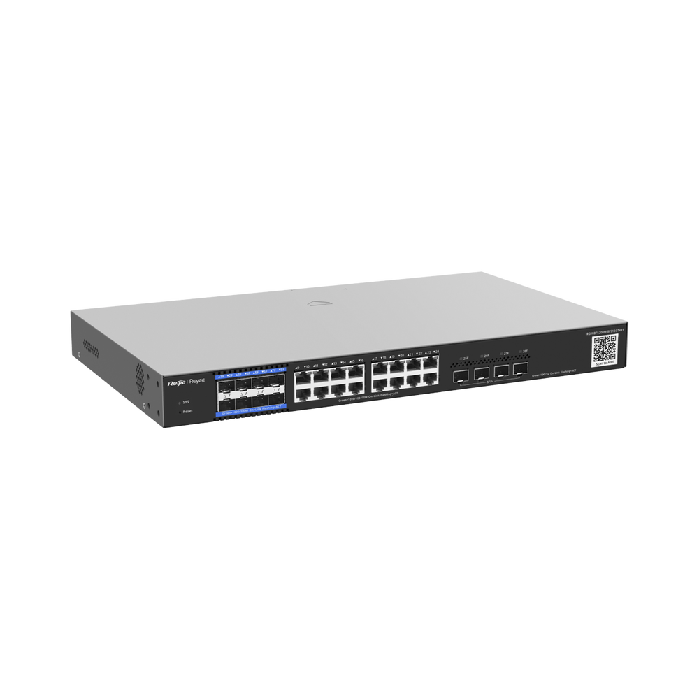 e-Lighten OLT / Switch Hibrido, Capa 3 con 8 Puertos PON 1G, 16 Puertos Ethernet 1G y 4 Puertos SFP+ 10G, perfecto para migrar a Soluciones de Fibra PON hasta 256 ONUs - Image 2