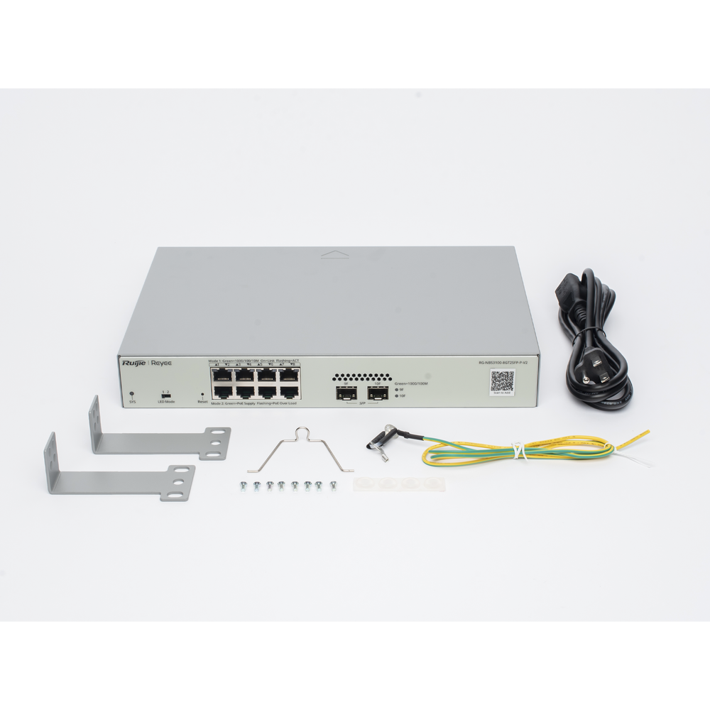 Switch Administrable PoE Capa 2 con 8 puertos Gigabit PoE 802.3af/at + 2 SFP para fibra 1Gb, gestión gratuita desde la nube, 125w - Image 7