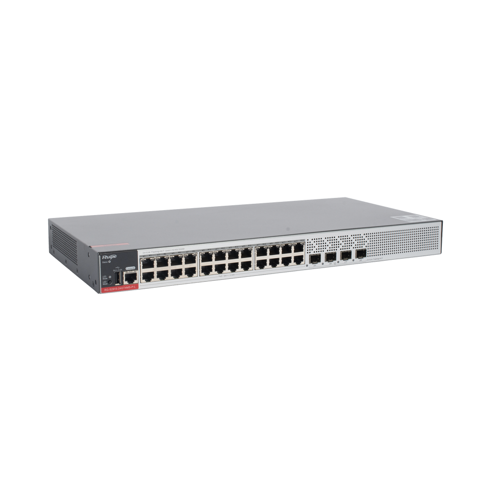 Switch PoE+ Empresarial 370 Watts, Administrable L2+, 24 Puertos Gigabit y 4 Puertos Uplink SFP 2.5G - Image 2