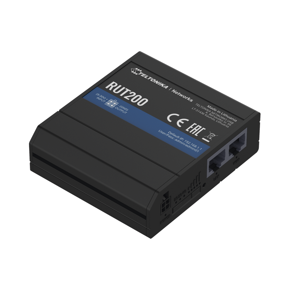 Router Industrial LTE 4G / 150 Mbps Cat 4 / 2 Puertos Ethernet / WiFi 2.4 GHz / Montaje DIN / -40?C a 75?C