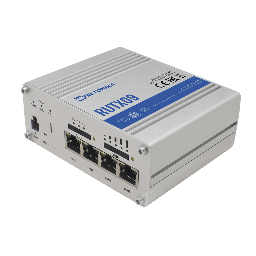 Router Industrial LTE 4.5G Cat 6 / 300 Mbps / 4 Puertos Gigabit / Doble SIM / GNSS / PoE / -40?C a 75?C