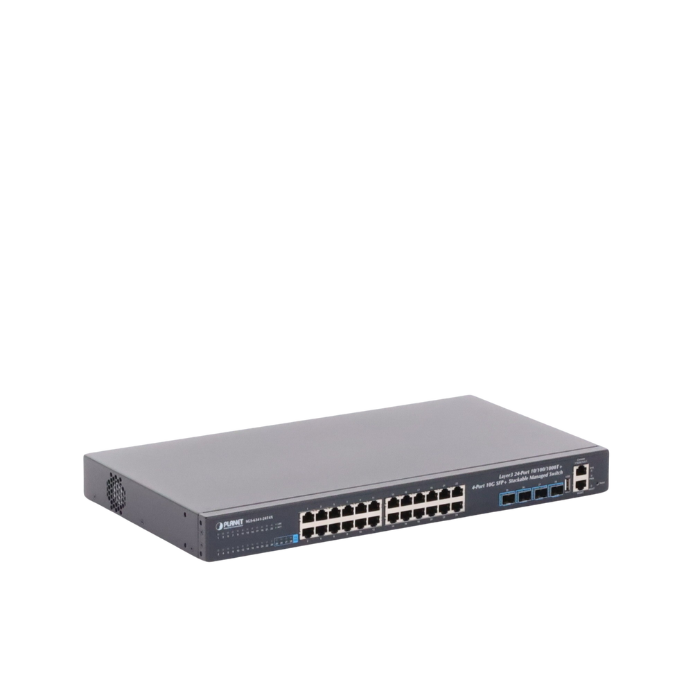 Switch Administrable Capa 3, 24-Puertos 10/100/1000T + 4-Puertos 10G SFP+, Apilable - Image 4