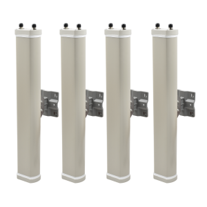 Kit de Antenas Sectoriales, 2.4 GHz, 14 dBi, 2 N-Hembra, 70°, polaridad cruzada, para series A8/A8n/A2