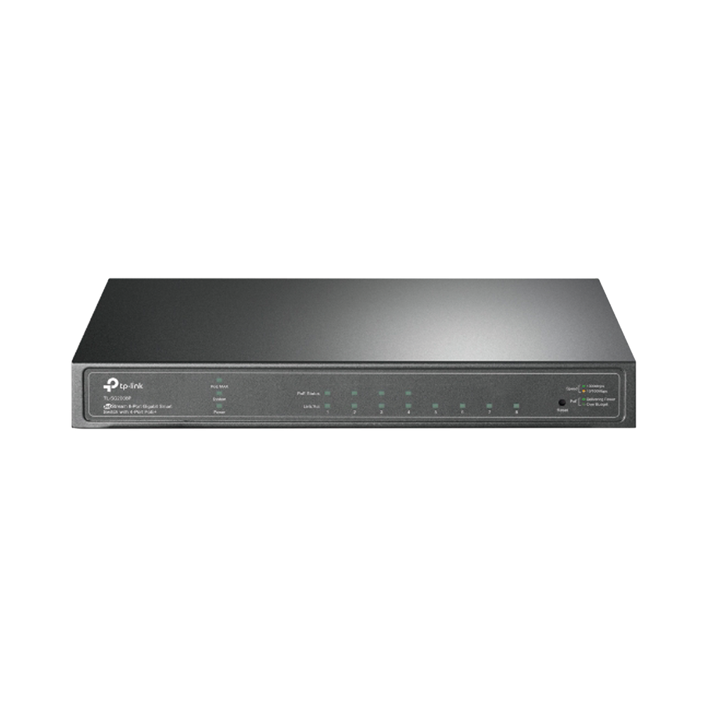 Switch Omada / 8 Puertos Gigabit / 4 Puertos PoE+ 802.3at/af / Presupuesto PoE 62 W / 30 W por Puerto / Gestión Cloud Omada / L3 Static Routing / Sin Ventilador / Metal - Image 3