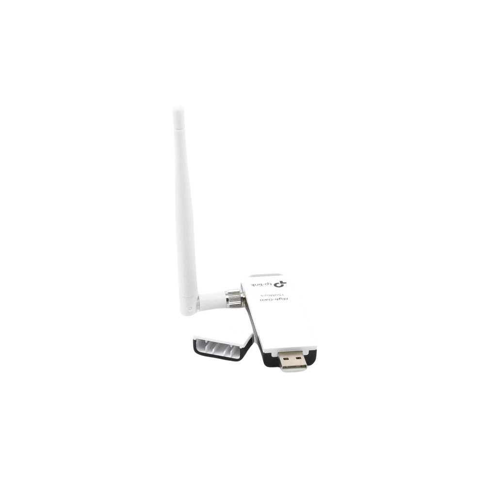 Adaptador USB inalámbrico de alta ganancia N 150 Mbps 2.4 GHz con 1 antena desmontable de 4dBi - Image 2