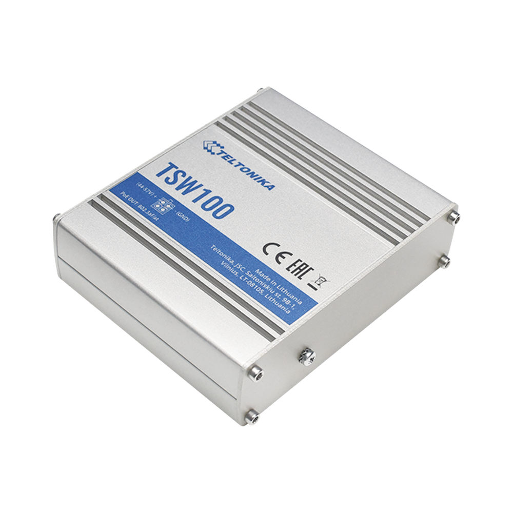 Switch Industrial No-Administrable 5 puertos Gigabit, PoE en 4 puertos 802.3af/at (120W) - Imagen 2