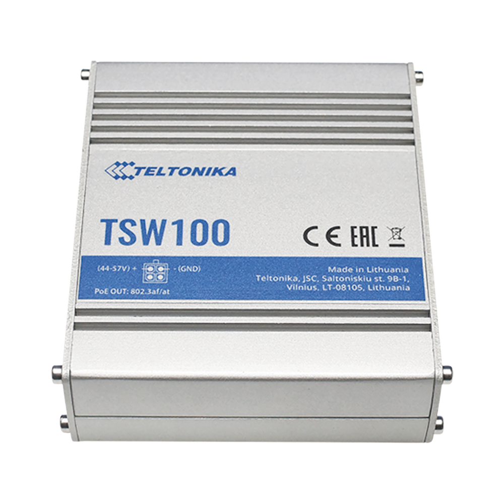 Switch Industrial No-Administrable 5 puertos Gigabit, PoE en 4 puertos 802.3af/at (120W) - Imagen 3