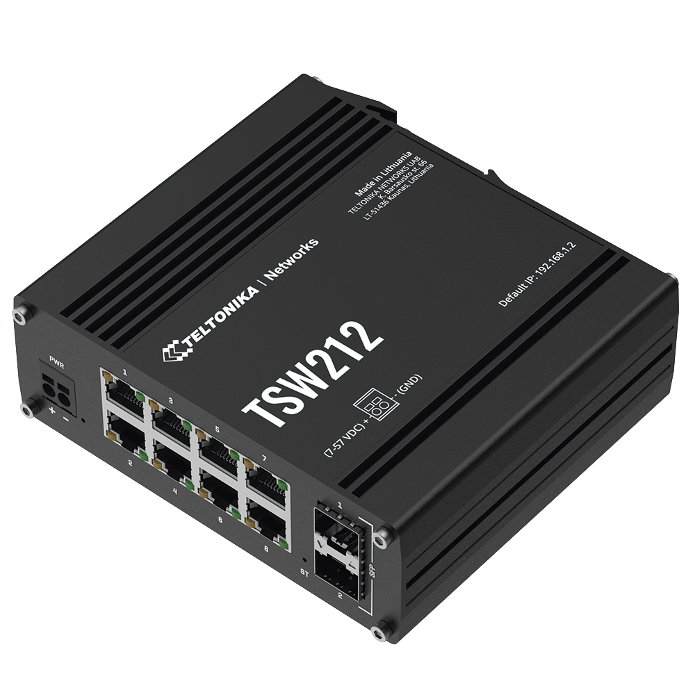 Switch Industrial Administrable L2, 8 puertos GE + 2 SFP, Soporta Profinet