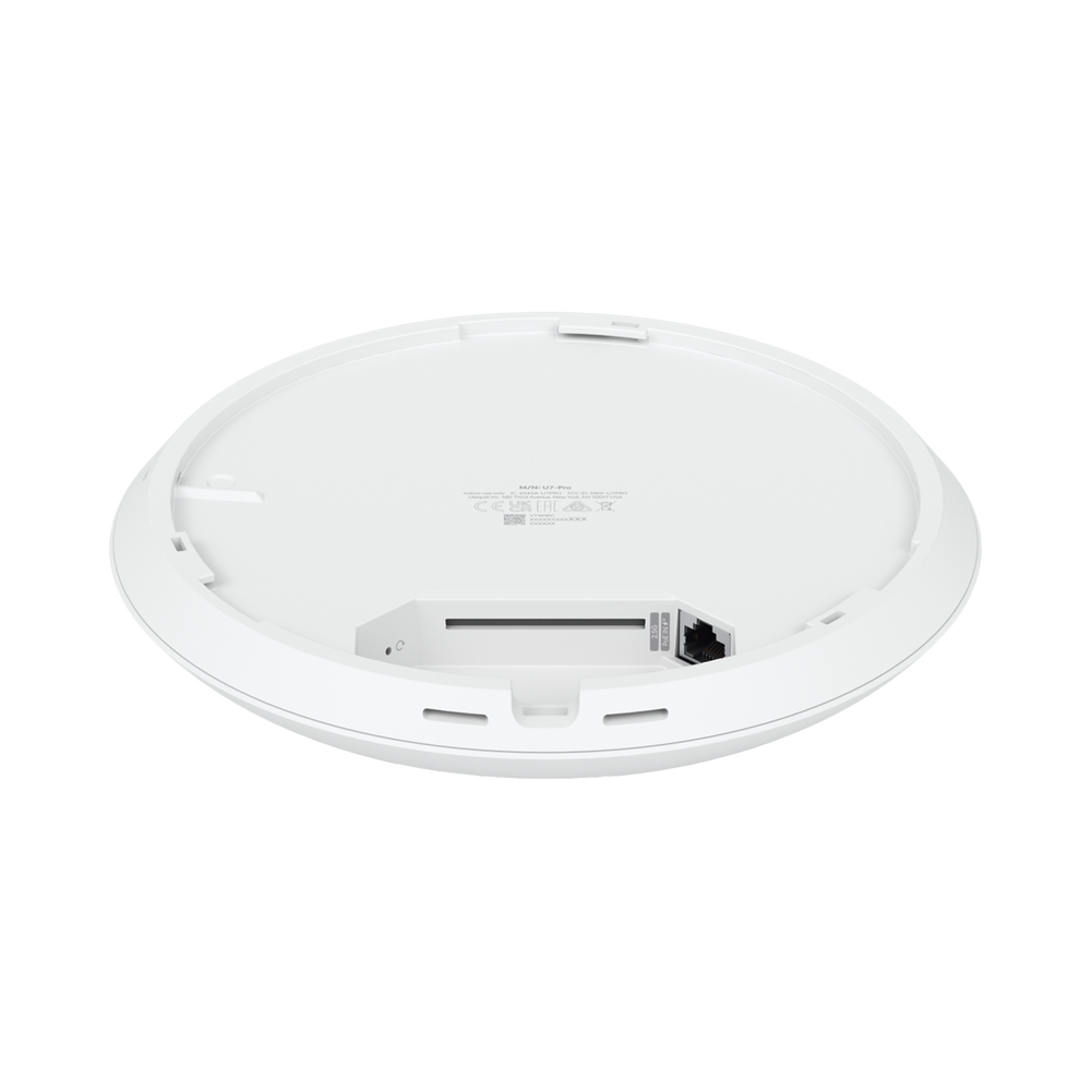 Access Point UniFi WiFi 7 Pro / Soporta 6 GHz / para Interior en Techo o Pared / 6 streams / MU-MIMO 2x2 en cada banda (2.4/5/6 GHz) / Multi-Link Operation / Puerto 2.5 GbE. NO incluye POE+ - Image 2