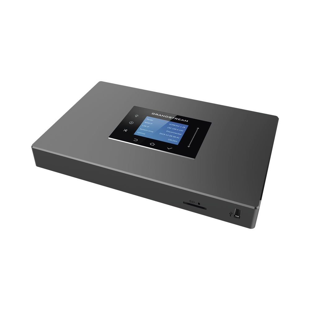 Conmutador IP-PBX para hasta 500 usuarios y 75 llamadas simultaneas, 1FXO, 1FXS, para solución de comunicaciones unificadas y colaboración