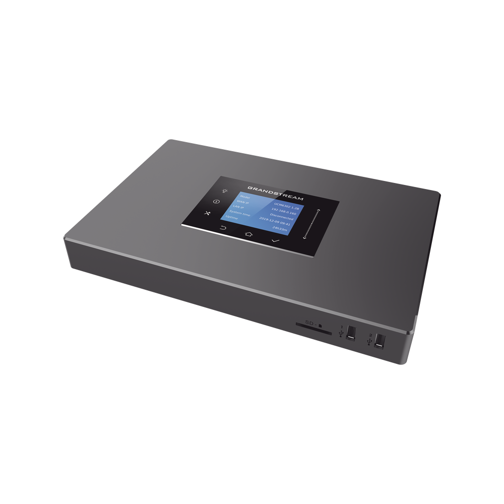 IP-PBX UCM6302A / 500 Usuarios / 75 Llamadas Simult?neas / 2 FXO + 2 FXS / 3 Puertos Gigabit PoE+ / Soluci?n H?brida On-Premise y Cloud - Image 2