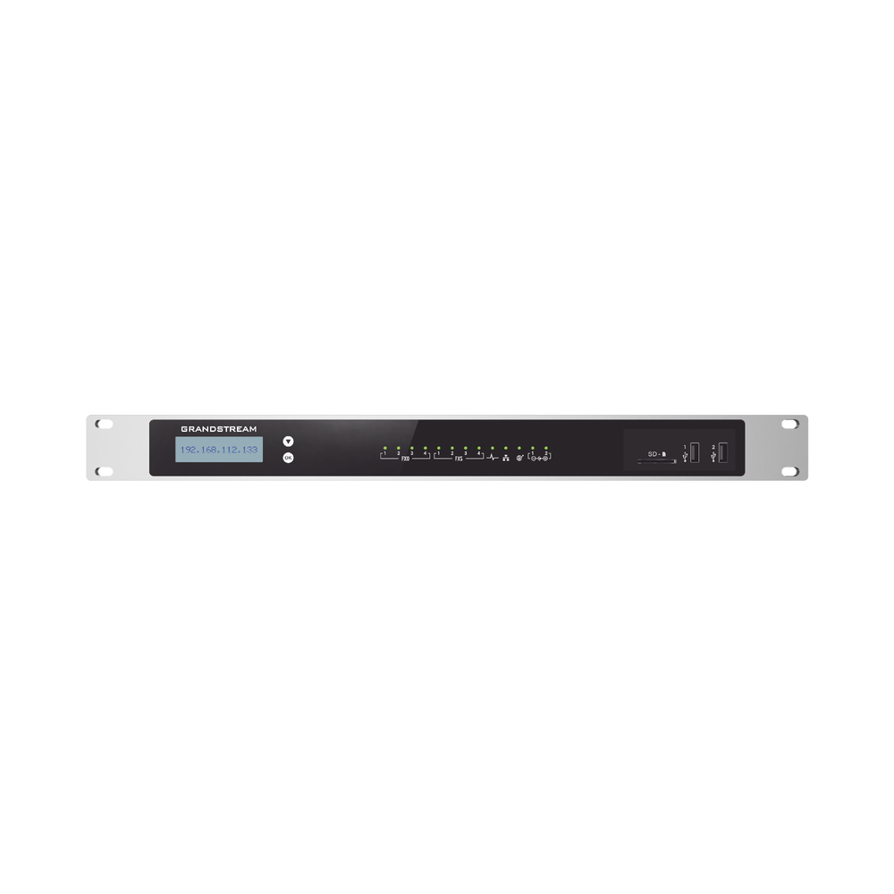 Conmutador IP-PBX para hasta 2000 usuarios y 300 llamadas simultaneas, 4FXO, 4FXS, para solución de comunicaciones unificadas y colaboración