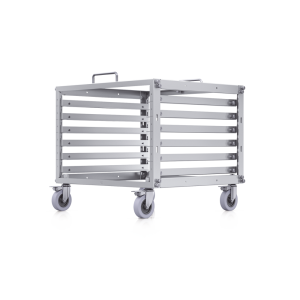 Rack Abierto 6U Compacto y Apilable sin Herramientas para Equipos UniFi, Ensamblaje Toolless, Ruedas con Seguro y Expansión a 12U con Kit de Apilado