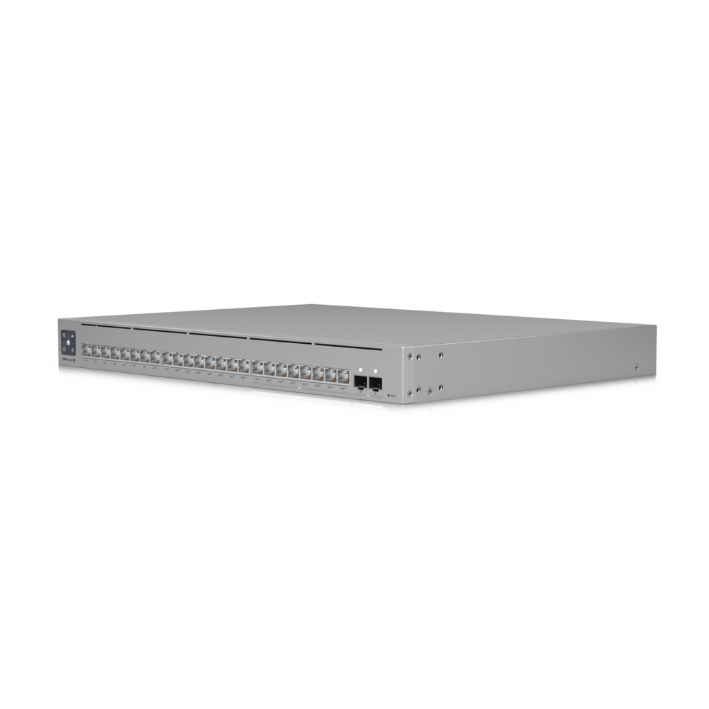 UniFi Switch Pro Max 24 POE, 24 puertos (8 puertos POE++ 2.5 GbE y 16 puertos GbE POE+), 2 puertos SFP+ 10G, 400W, pantalla táctil - Image 2