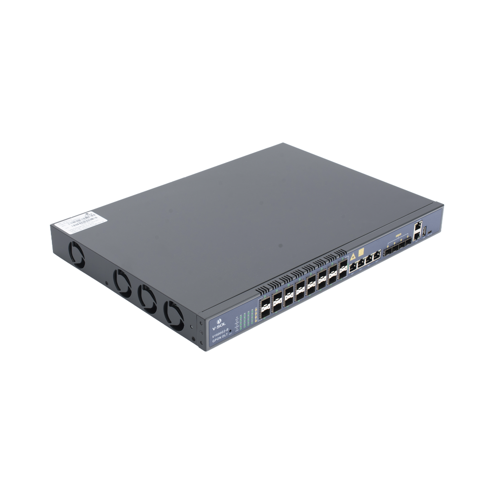 OLT de 16 puertos GPON con 8 puertos Uplink (4 puertos Gigabit Ethernet + 4 puertos SFP / puertos SFP+) hasta 2,048 ONUs - Image 3