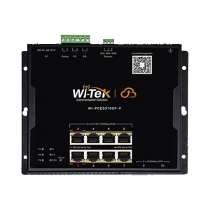 Switch L2 PoE Industrial / Administración Cloud Gratuita / 8 Puertos PoE af/at/bt 10/100/1000 Mbps / 2 Puertos SFP Gigabit / Máx Presupuesto PoE 145 W / Montaje Magnético - Riel DIN.