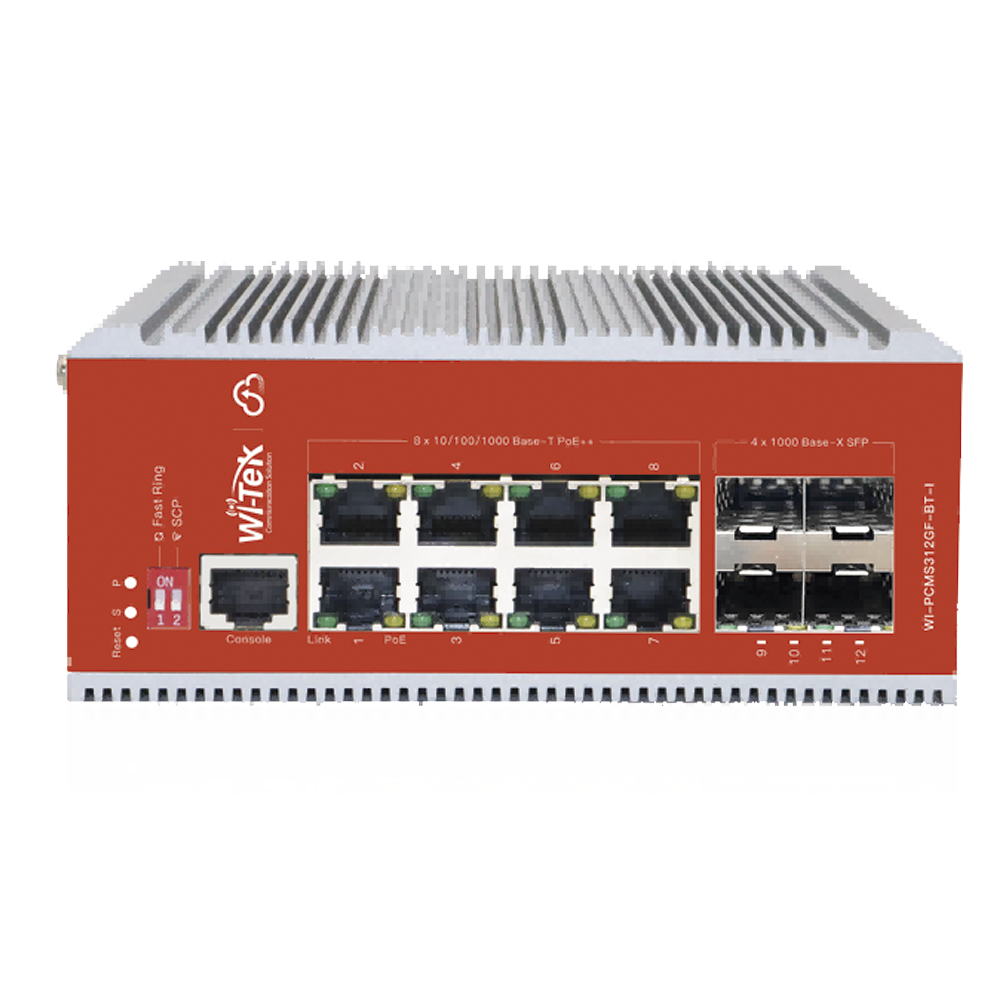 Switch L2+ PoE Industrial / Administración Cloud-Web-CLI / 8 Puertos PoE af/at/bt 100/1000 Mbps / 2 Puertos SFP Gigabit / Presupuesto PoE 460 W / Protocolo ERSP (redundancia enlaces) - Image 2