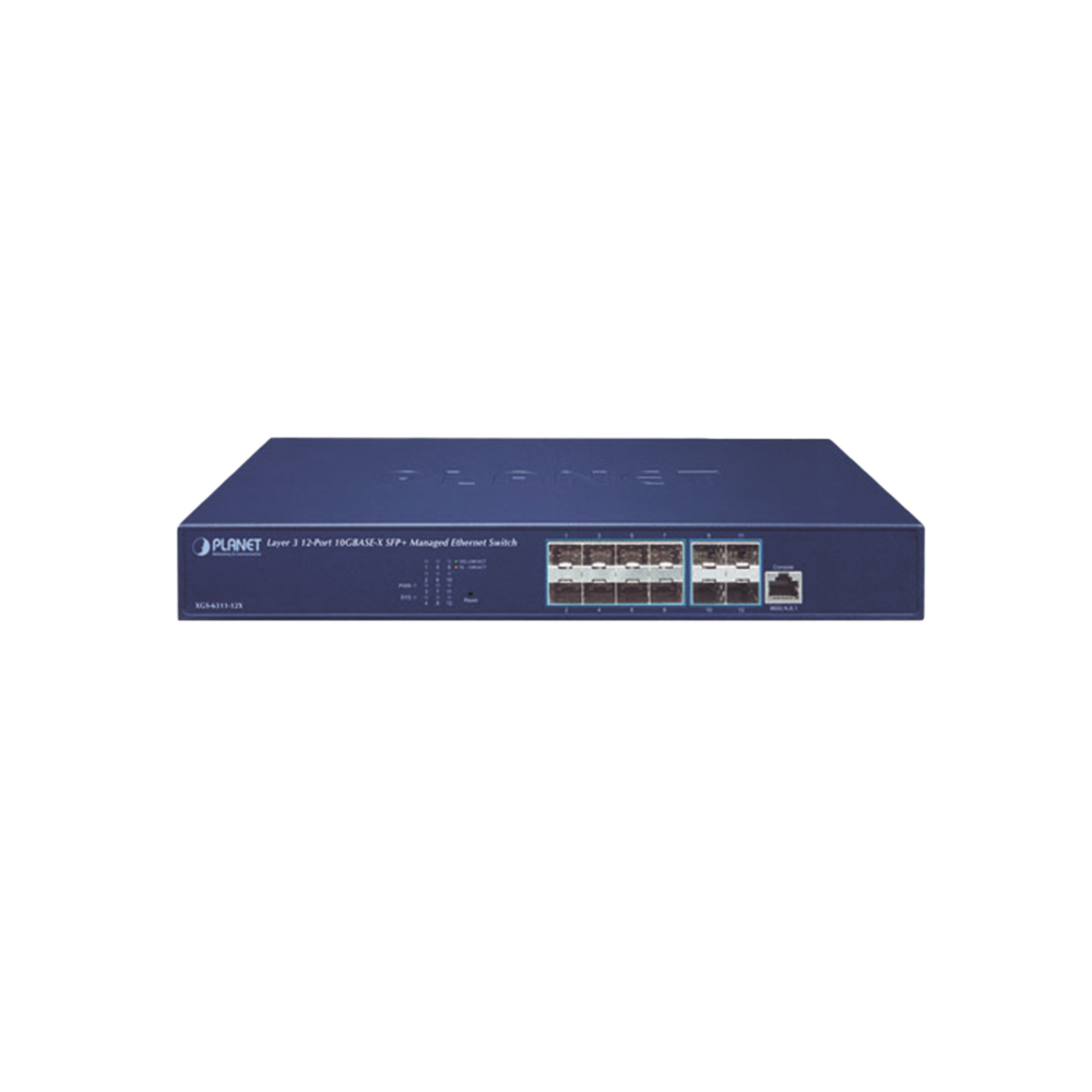 Switch Administrable Capa 3, 12 Puertos SFP+ 10G BASE-X, 1 Puerto de Consola RJ45. - Image 2