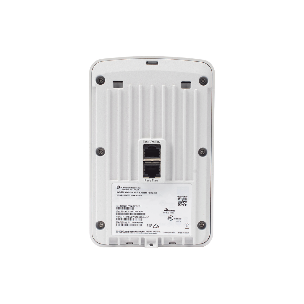 Punto de Acceso Empresarial Wi-Fi 6 / Con diseño para Pared / 3 Puertos Gigabit (1 con Salida PoE) / Doble banda en ( 2.4 y 5 GHz) / Hasta 2.5 Gbps / Gestión desde la Nube / Alimentación PoE af - Image 3