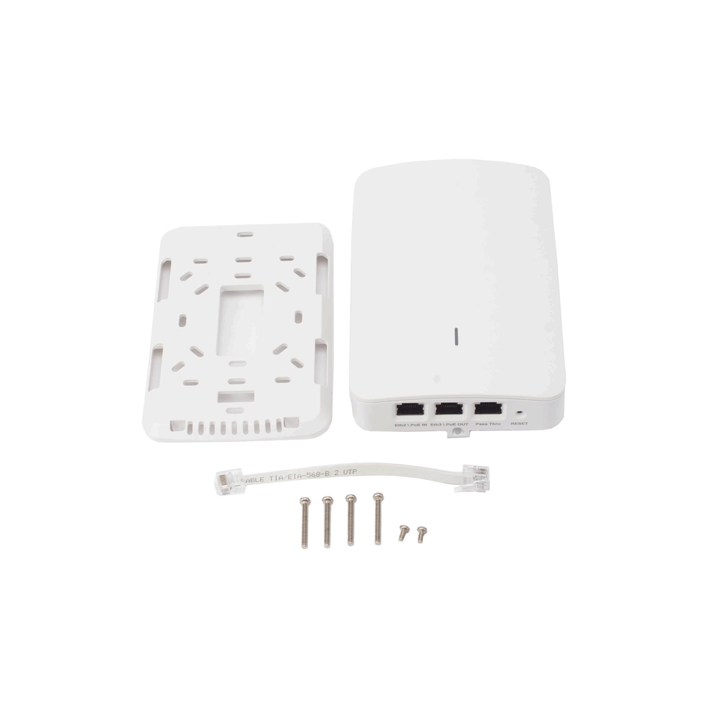 Punto de Acceso Empresarial Wi-Fi 6 / Con diseño para Pared / 3 Puertos Gigabit (1 con Salida PoE) / Doble banda en ( 2.4 y 5 GHz) / Hasta 2.5 Gbps / Gestión desde la Nube / Alimentación PoE af - Image 6