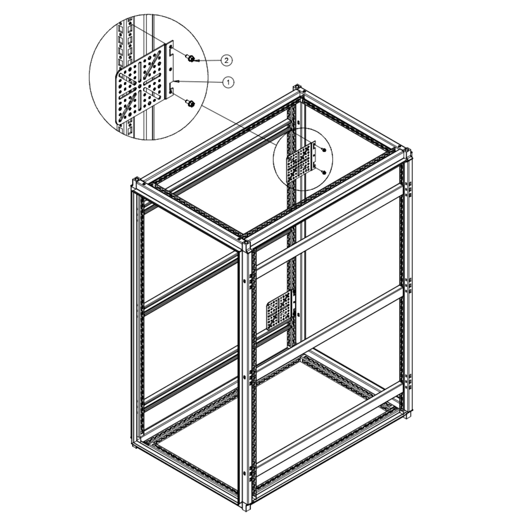 Soporte (Bracket) Universal de Acero para Montaje de PDU (Regleta Vertical) en Gabinetes y Racks - Image 2
