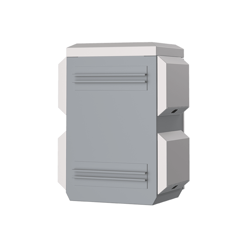 Gabinete de Acero Ventilado para Exterior 180 x 340 x 160 mm con Rieles DIN y 4 Placas Laterales para Montaje de Equipos por Fuera - Image 7