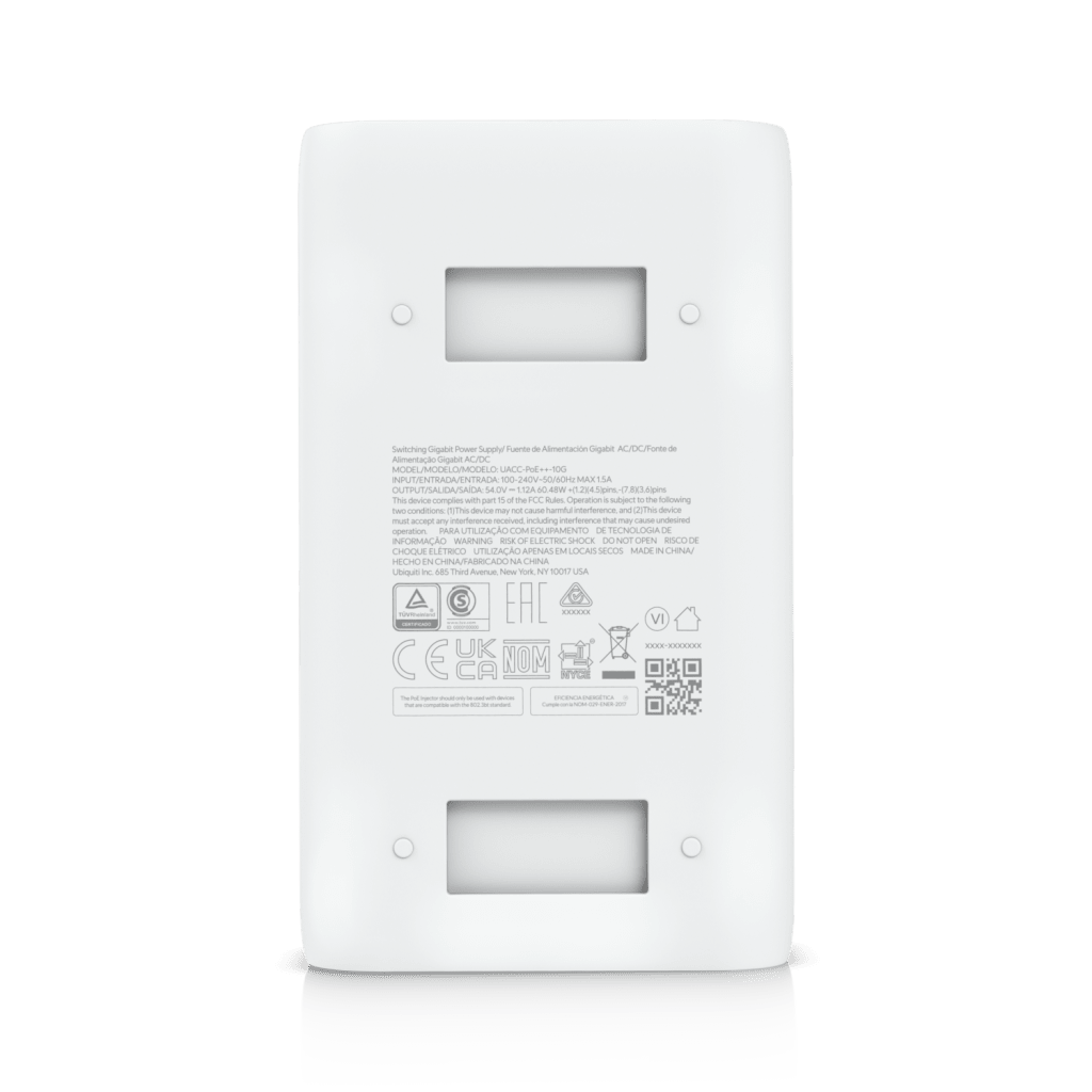 Adaptador PoE++ / 54V DC @ 1.12A / hasta 60W / Puertos 10 GbE / Protección de Sobretensiones - Image 7