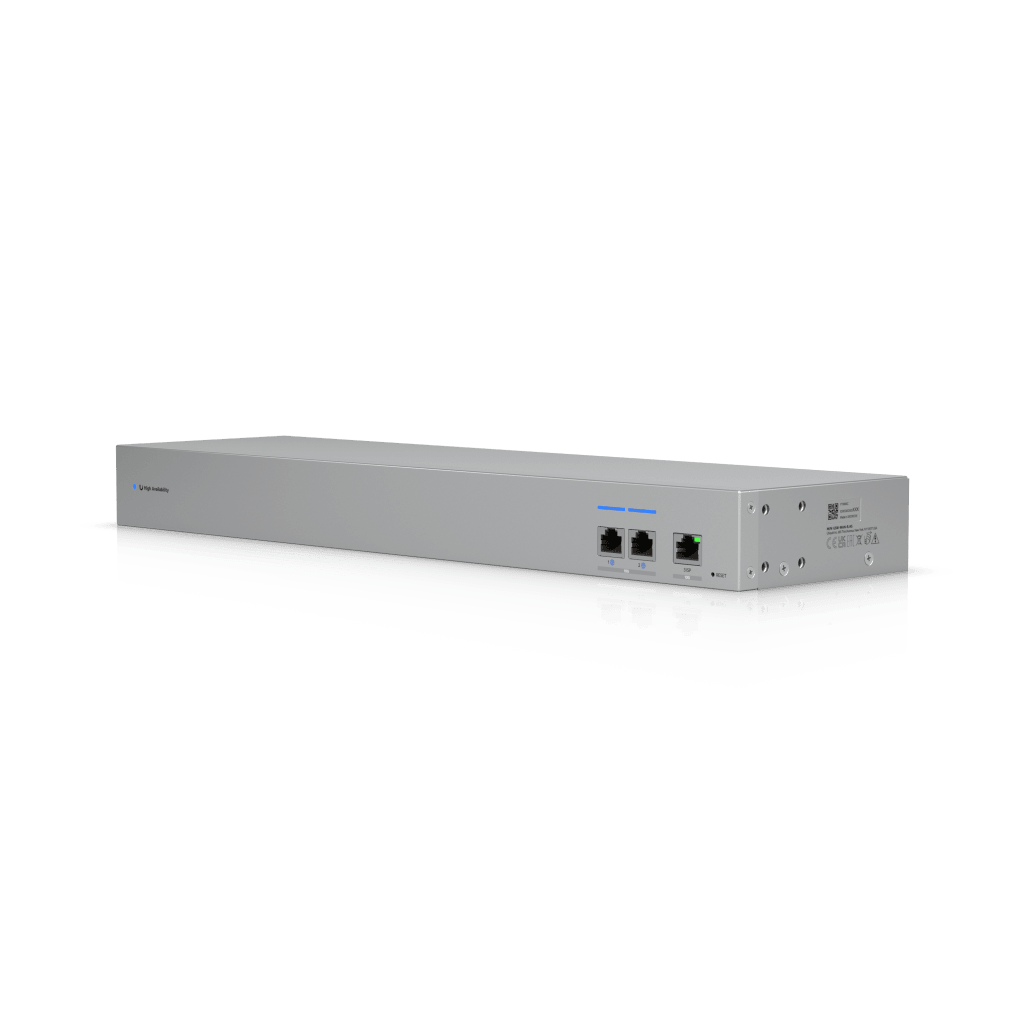 UniFi USW-WAN – Switch WAN Capa 2 con 3 Puertos RJ45 10 GbE y 1 Puerto RJ45 GbE y Alimentación CA Redundante para Alta Disponibilidad con UniFi Gateways en Modo Shadow (Rack 1U) - Image 5