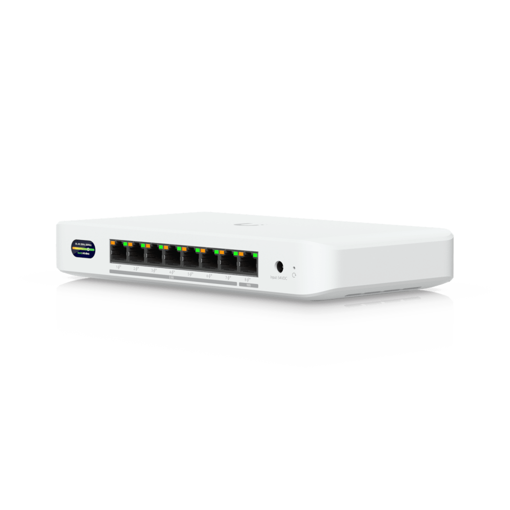 UniFi Device Bridge Switch (UDB-Switch) – Switch PoE+ Compacto con Puertos Multi-Gig (1 x 10 GbE y 7 x 2.5 GbE) y Enlace Inalámbrico WiFi 7 Integrado - Image 6