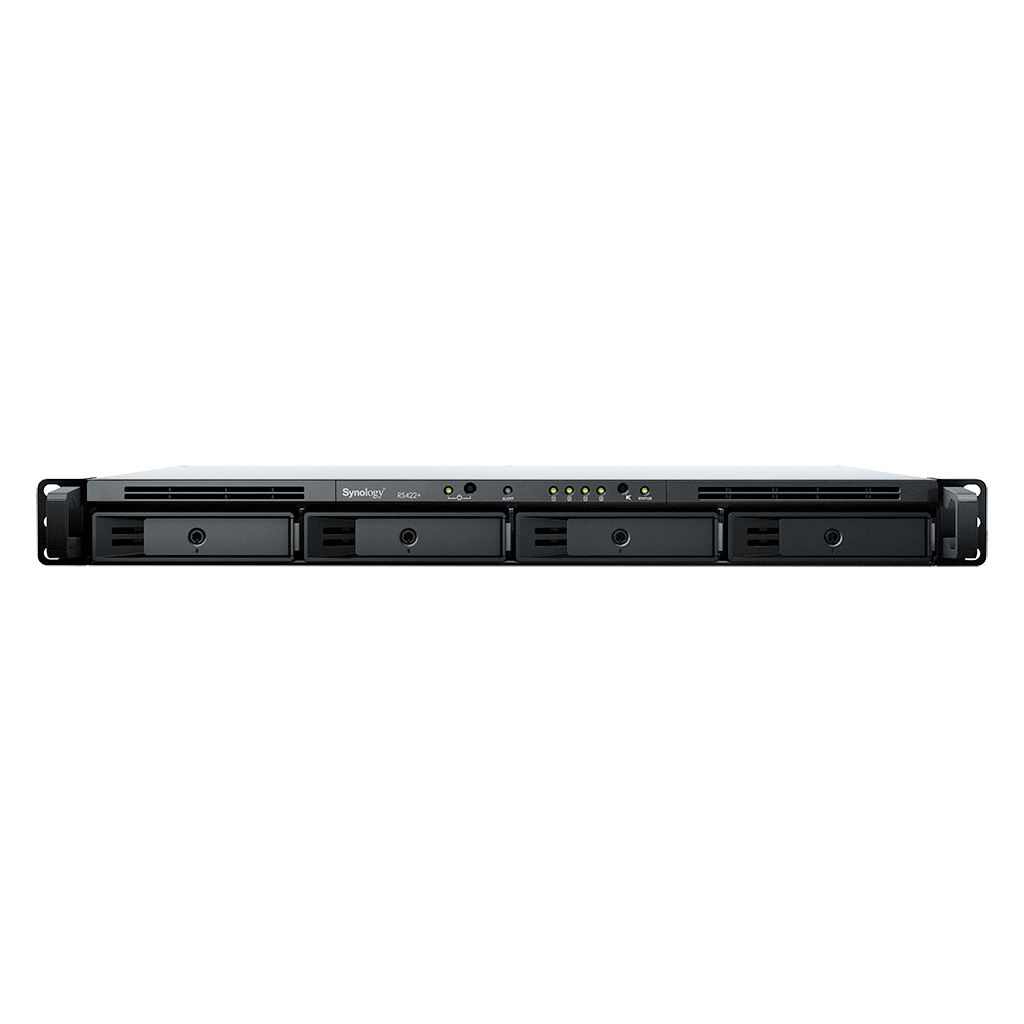 NAS RackStation RS822+ | 4 Bahías | 1U | AMD Ryzen V1500B | 32 GB DDR4 ECC | 4 Puertos 1GbE | Expansión PCIe | Compatible con SSD NVMe | Sistema Operativo Synology DSM. - Image 2
