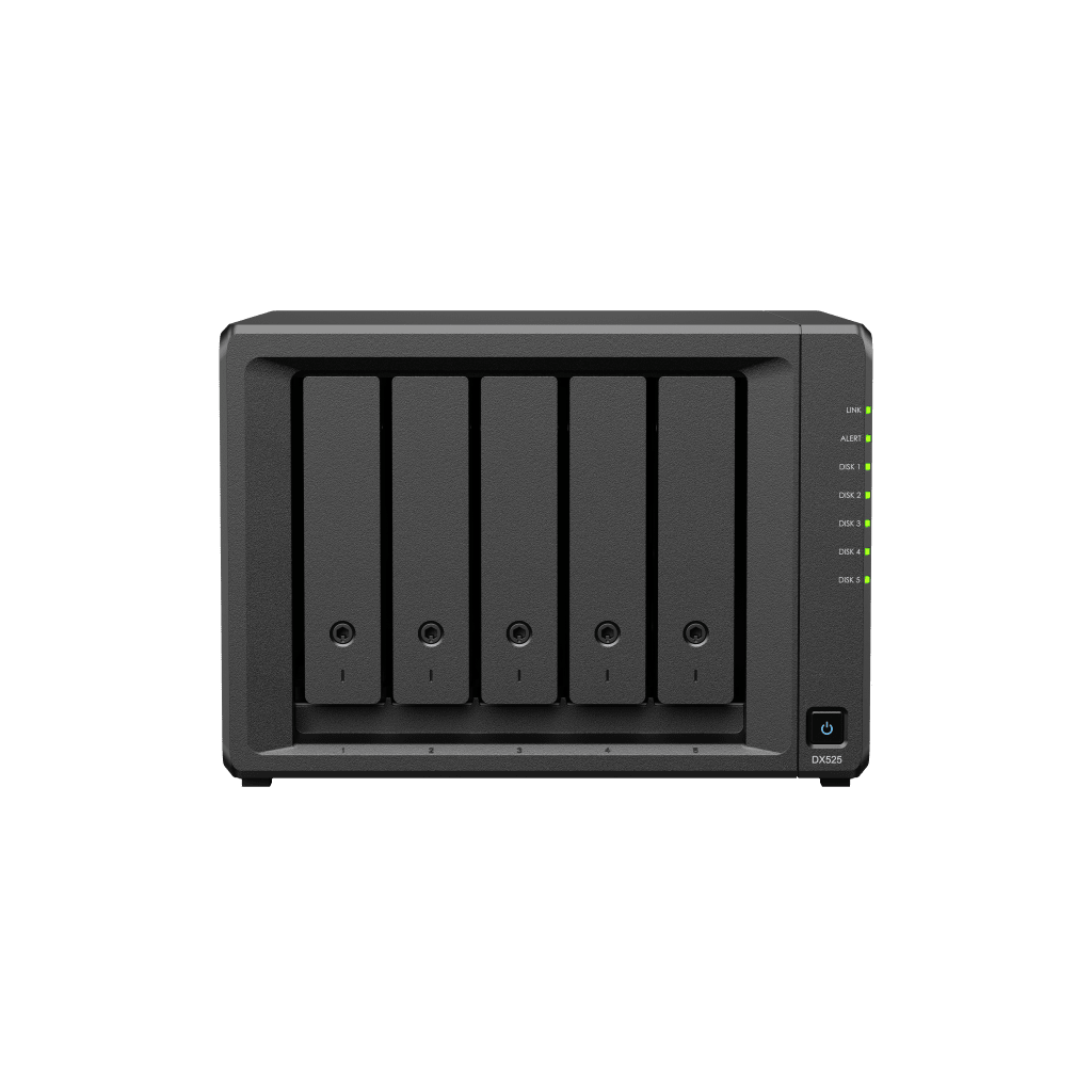 Unidad de Expansión DX525 | 5 Bahías para Unidades 3.5" y 2.5" | Intercambio en Caliente | Compatible con Synology DiskStation. - Image 2