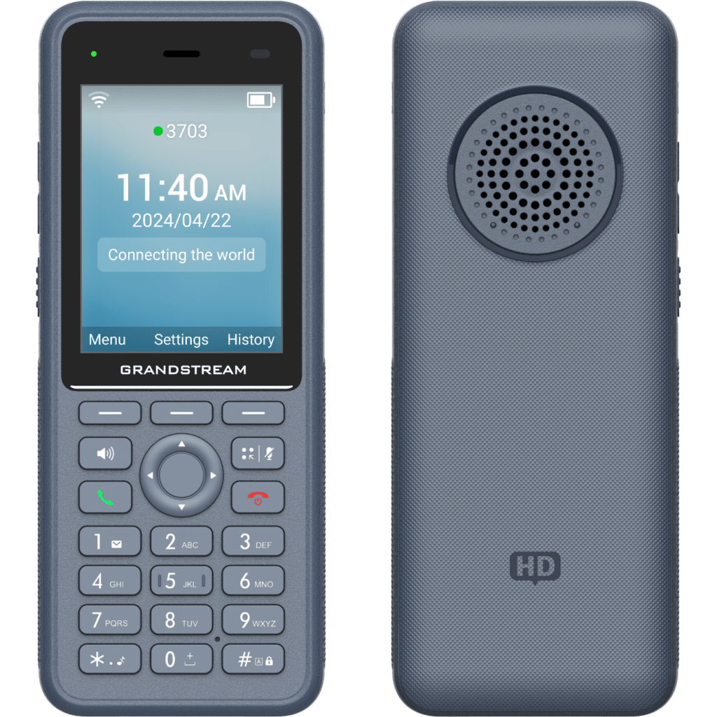 Teléfono IP Wi-Fi Inalámbrico WP836 / Wi-Fi 6 Doble Banda / IP69K Resistente a Exteriores / Batería 3000 mAh / 4 Conferencias / Bluetooth Integrado / USB Tipo C / Compatibilidad con Códec Opus HD - Image 2