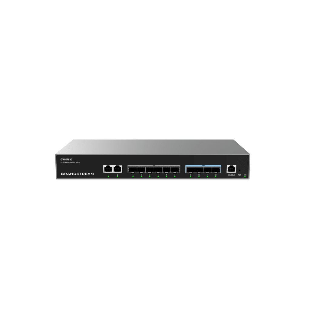 Switch de Agregación Capa 3 GWN7830 / 2 Puertos Gigabit Ethernet / 6 Puertos Gigabit SFP / 4 Puertos 10Gigabit SFP+ / QoS Integrada / Soporte IPv6 e IPv4 / Seguridad Avanzada / Stacking / - Image 2
