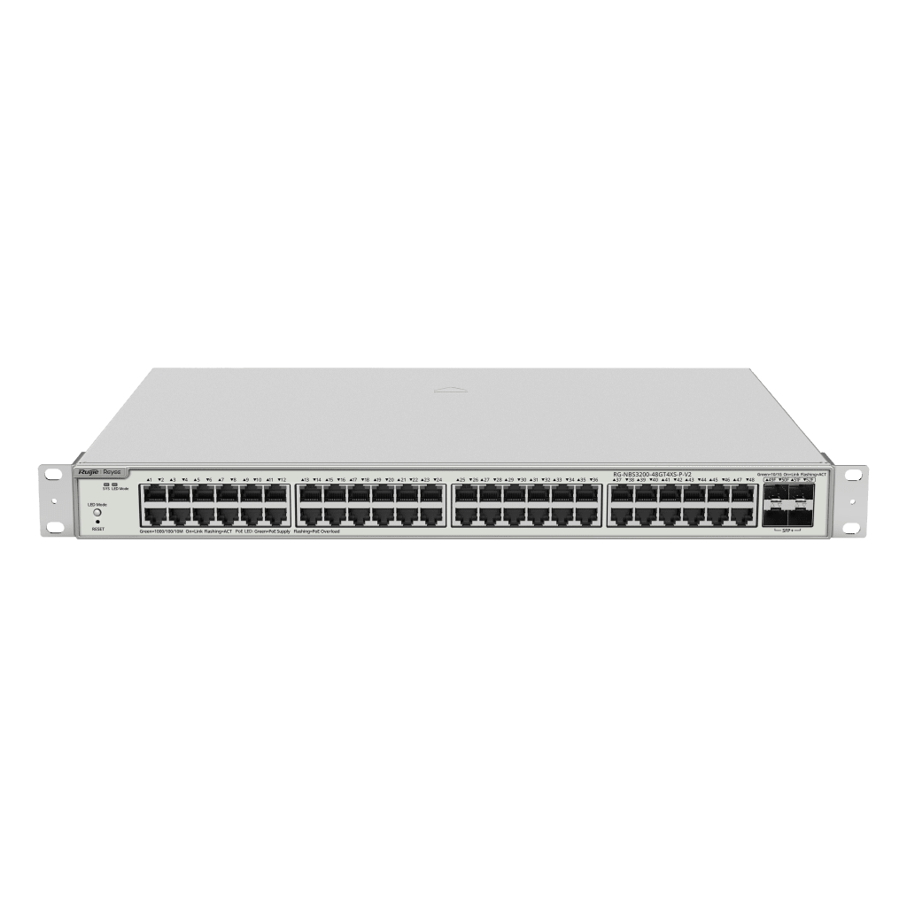 Switch Administrable PoE Capa 2+ Plus, con 48 puertos Gigabit PoE 802.3af/at + 4 SFP+ para fibra 10Gb, gestión gratuita desde la nube, 370w - Image 2