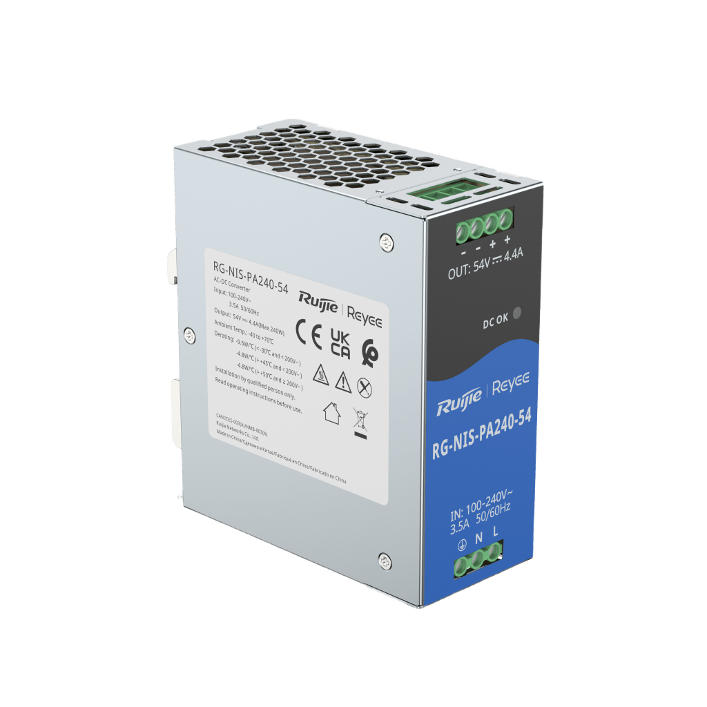 Fuente de Alimentación AC/DC 240W DIN-RAIL para Switch Industrial - Image 2