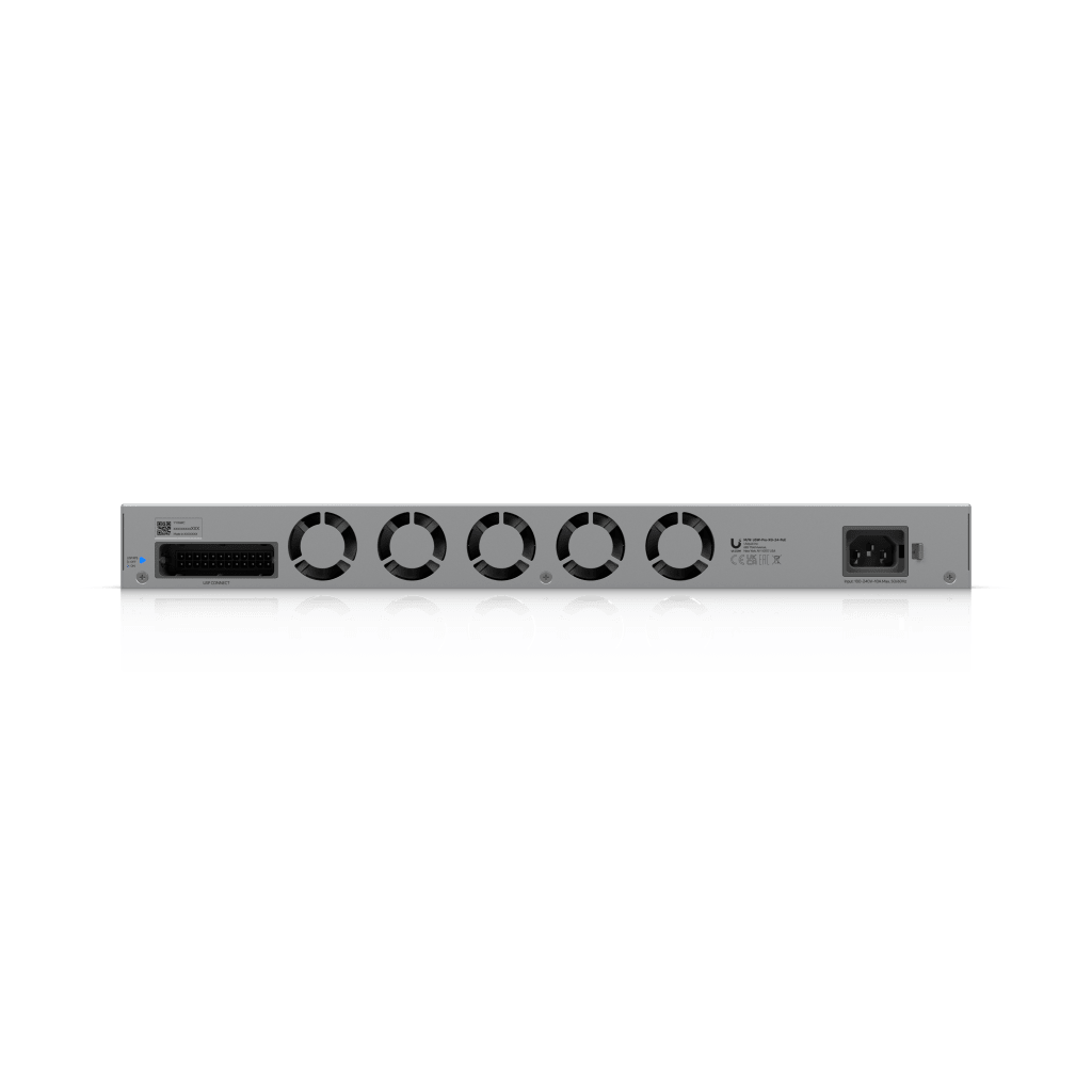 UniFi Switch USW-Pro-XG-24-PoE / Capa 3 / 24 puertos PoE+++ (16 × 10 GbE, 8 × 2,5 GbE) + 2 puertos SFP28 25 G / 720 W PoE total - Image 4