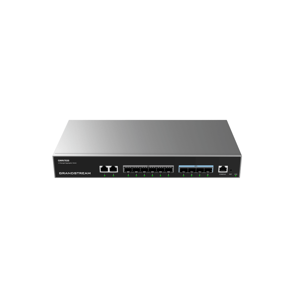 Switch de Agregación Capa 3 GWN7830 / 2 Puertos Gigabit Ethernet / 6 Puertos Gigabit SFP / 4 Puertos 10Gigabit SFP+ / QoS Integrada / Soporte IPv6 e IPv4 / Seguridad Avanzada / Stacking / - Image 4
