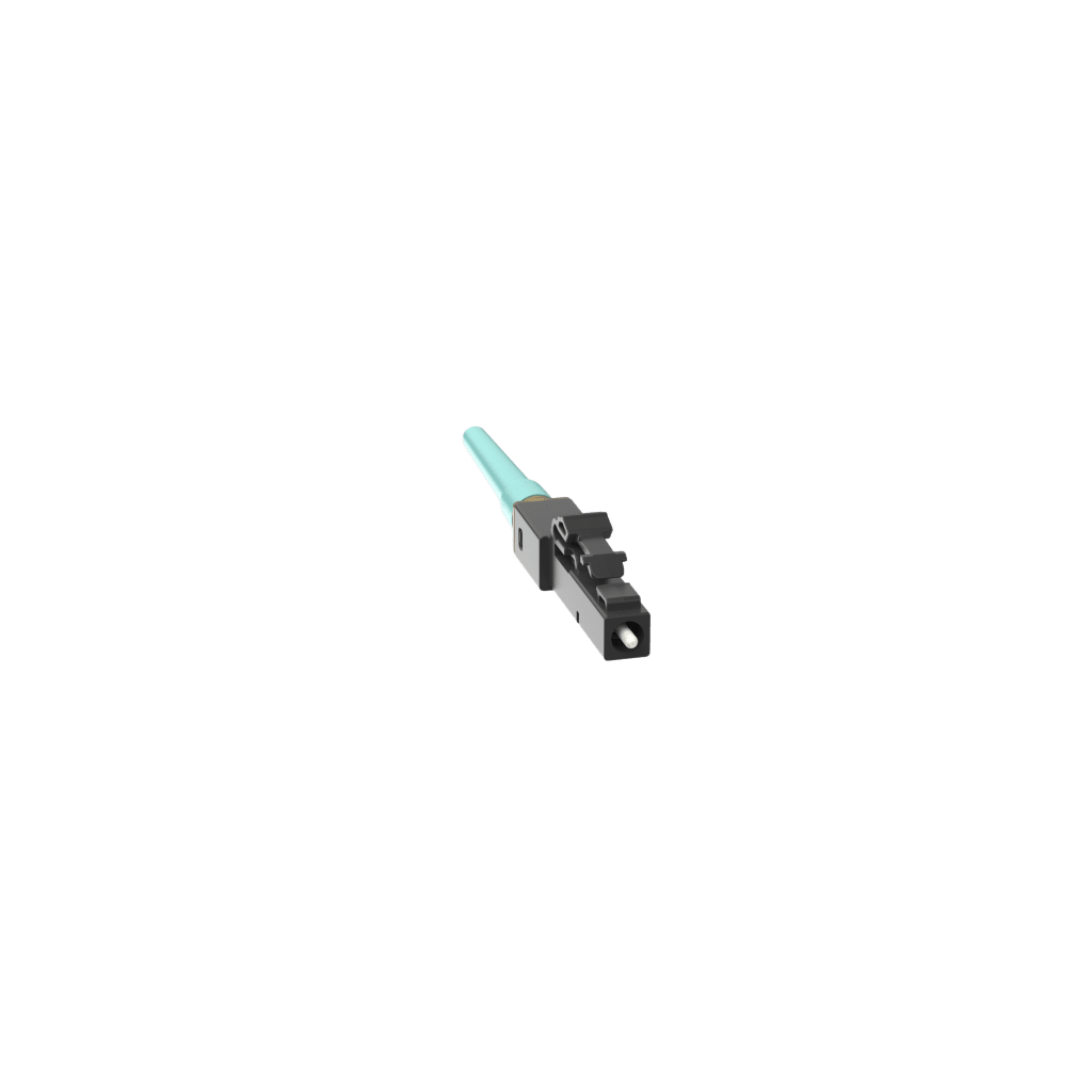 Conector LC de Empalme por Fusion OmniSplice™, Para Fibra Óptica Multimodo 50/125µm OM3/OM4/OM5, Color Aqua - Image 4