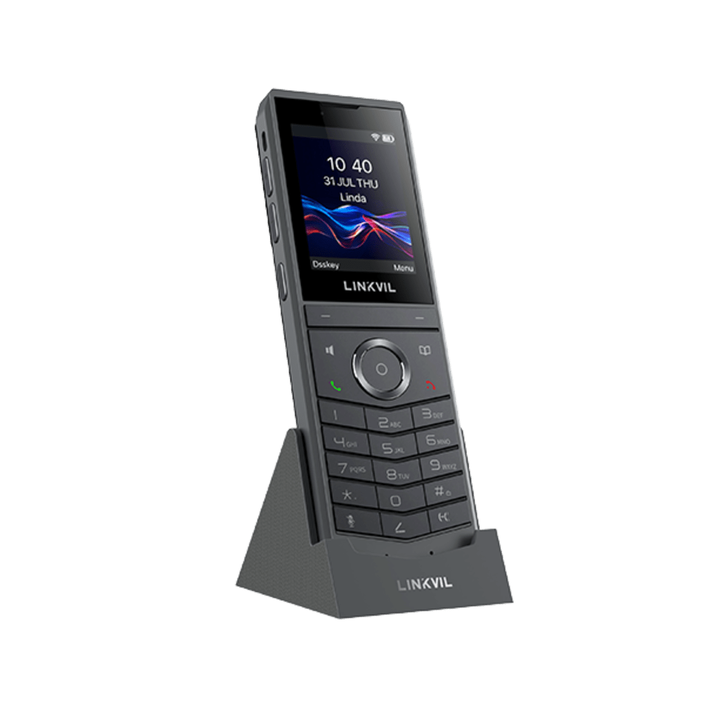 Teléfono IP Wi-Fi Portátil / Pantalla Color 2.4" 240x320 / Wi-Fi 6 Dual-Banda / Bluetooth 5.0 / Batería 3000mAh 13h Talk / Video H.264 4CIF / Resistencia Caídas 1.8m (5.9 ft) / Conferencia 6 Vías / USB Type-C - Image 4