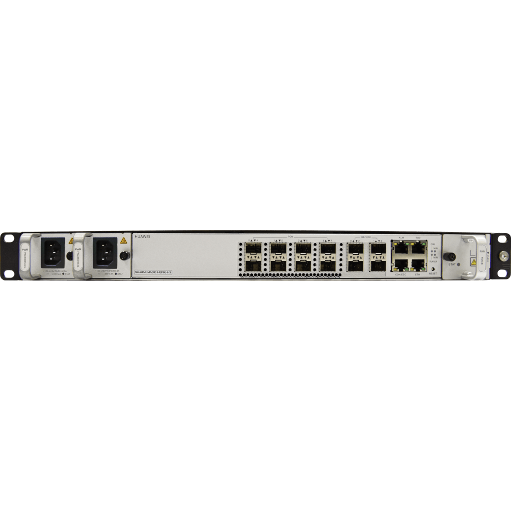 OLT GPON OptiXAccess 8 Puertos con Módulos C+, 4 Puertos Uplink (10GE/GE), Hasta 1024 ONTs, 2 Fuentes de Alimentación AC, 1 UR - Image 3