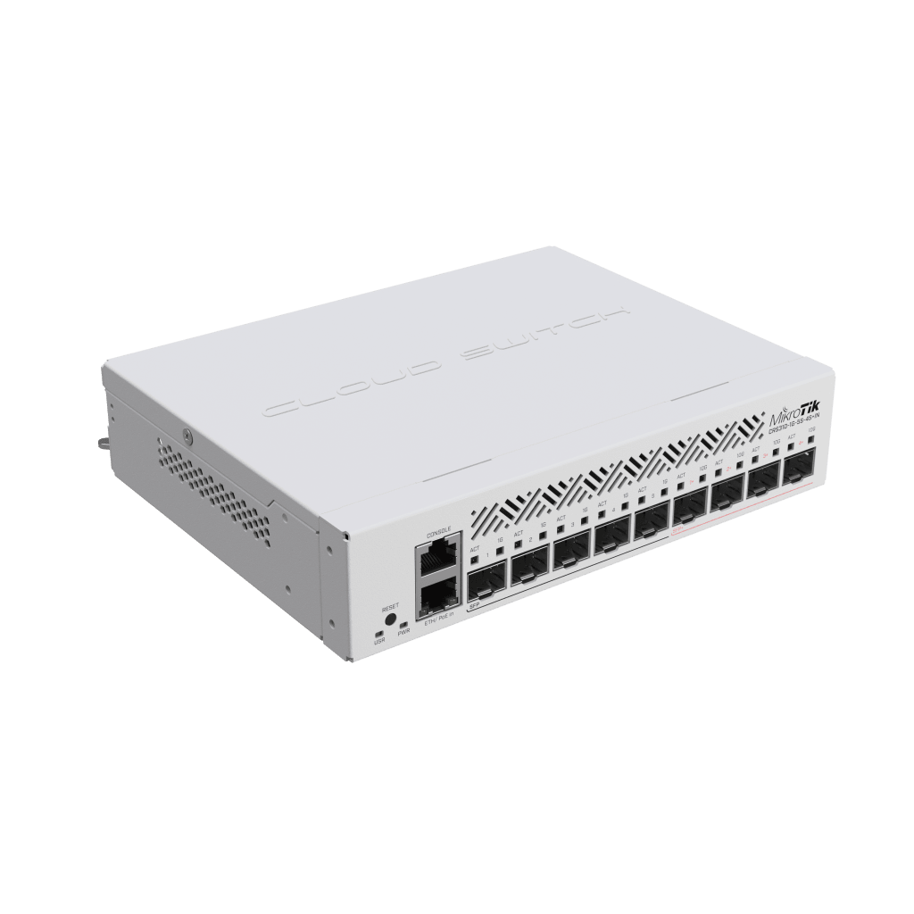 Cloud Router Switch con 1 puerto GbE/ 5 Puertos SFP/ 4 puertos SFP+ Ideal para Enlaces de Alto Rendimiento - Image 3