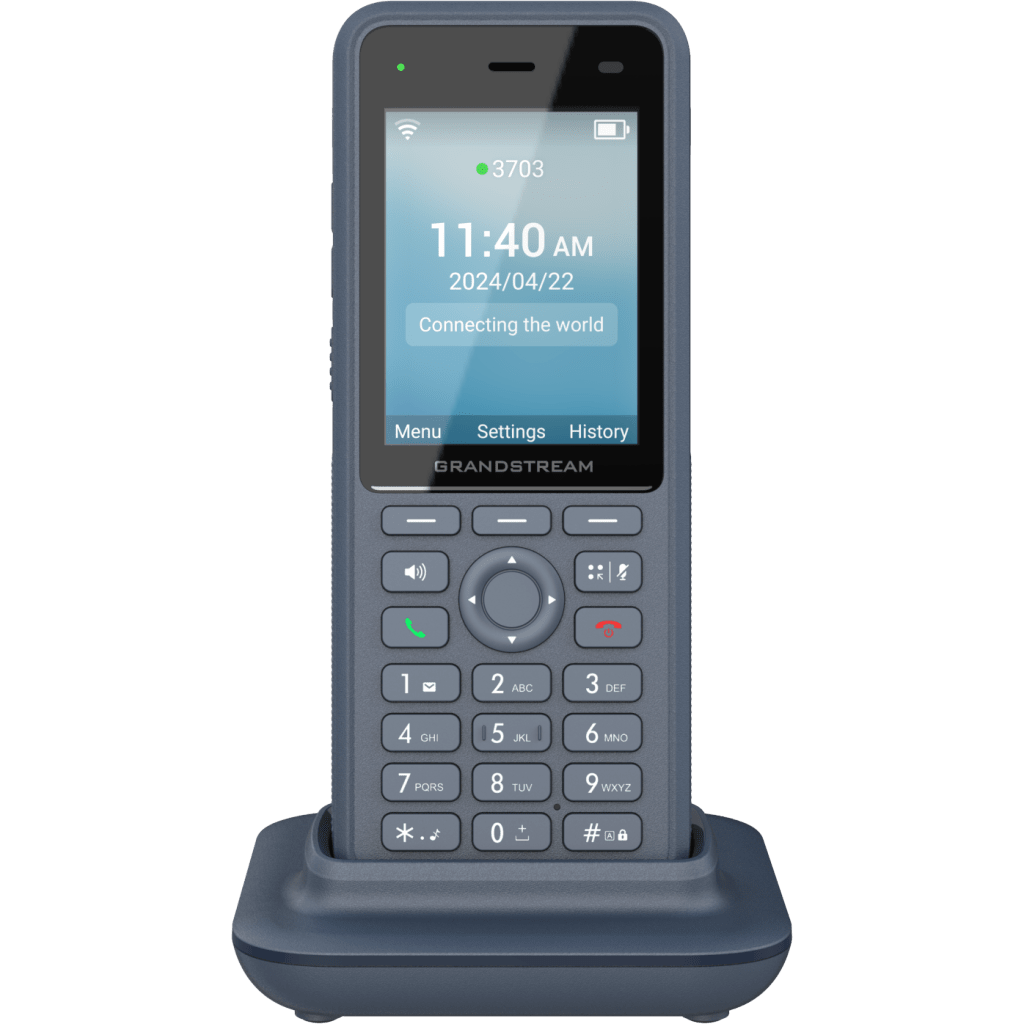 Teléfono IP Wi-Fi Inalámbrico WP836 / Wi-Fi 6 Doble Banda / IP69K Resistente a Exteriores / Batería 3000 mAh / 4 Conferencias / Bluetooth Integrado / USB Tipo C / Compatibilidad con Códec Opus HD - Image 3